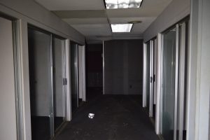 abandoned recording rooms in news station