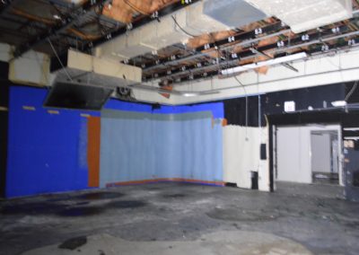 inside an abandoned news studio in dayton