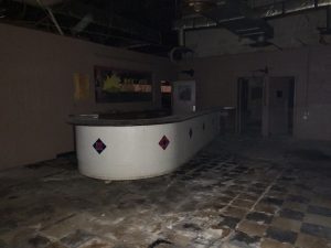 abandoned bowling alley bar from bowlero lanes in dayton