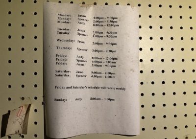 schedule from bowlero lanes in dayton