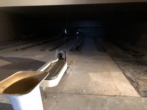 abandoned bowling lane at bowlero lanes in dayton
