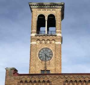 abandoned clock tower ohio outside