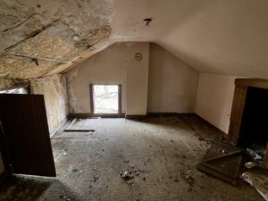victorian style house abandoned attic