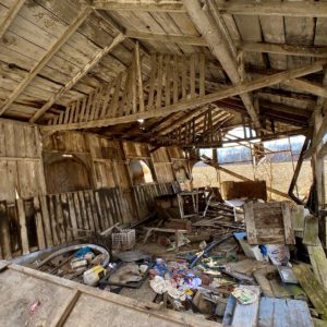 abandoned barn ohio inside
