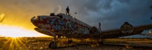 abandoned-airplane-sunset