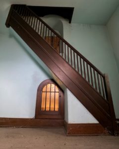 secret door under the stairs creepy
