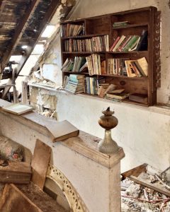 dusty-book-shelf
