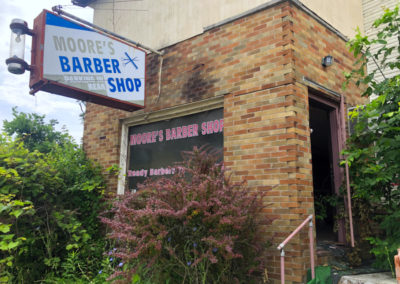 moores abandoned barber shop