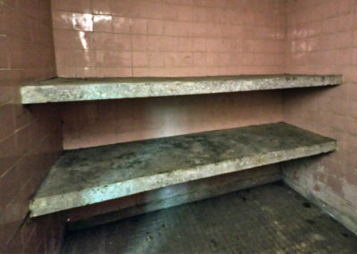abandoned Legnica hospital morgue body storage poland