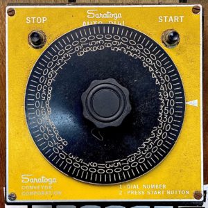 saratoga conveyor vintage dial