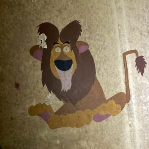 mufasa disney lion mural painting