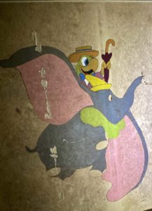 jose carioca and dumbo painting
