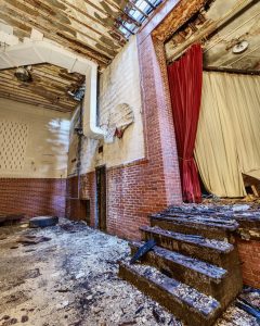abandoned-school-gym-stairs